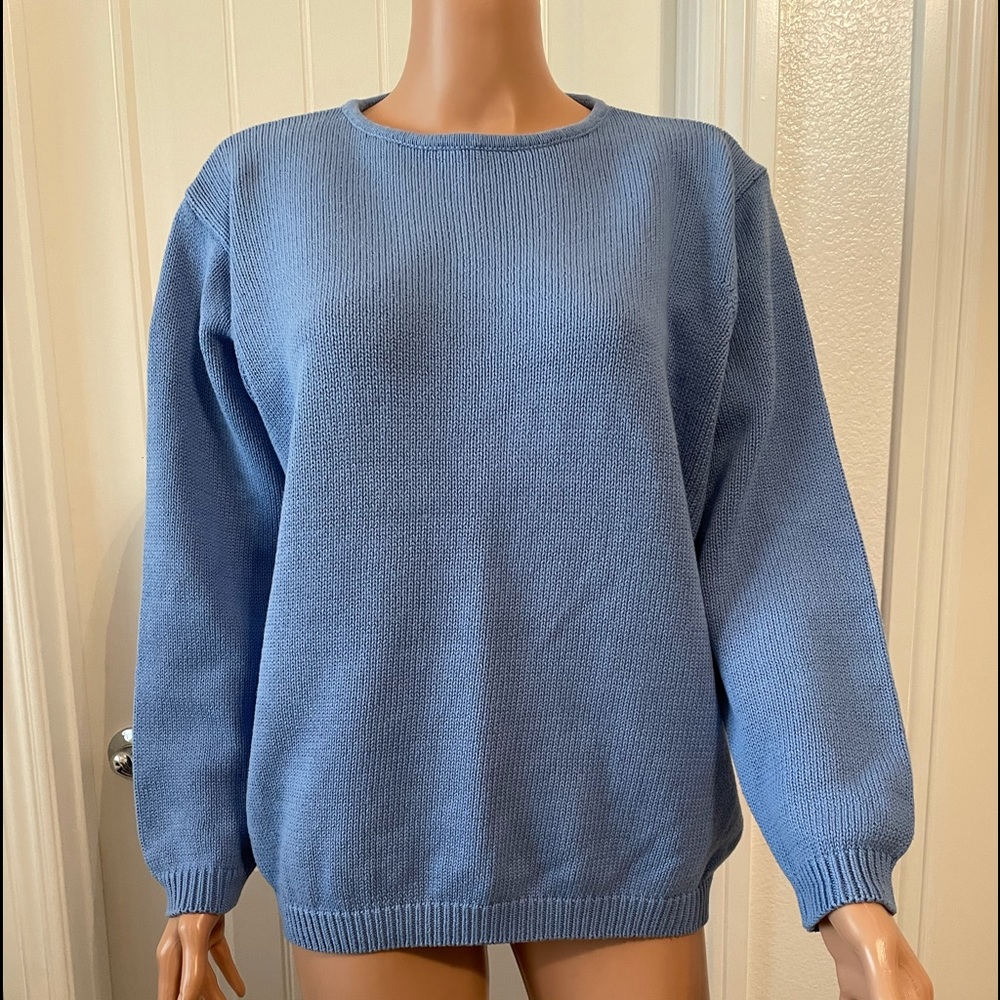 EWM EDINBURGH WOOLEN MILLS 100 % COTTON SWEATER XL NWOT